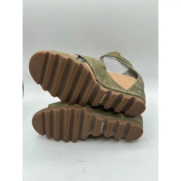 Sorel Women's Joanie II Ankle Strap sandal wedge platform  olive green size 7 - Picture 9 of 12